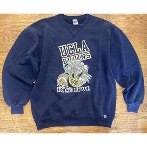 Vtg Russell Athletic UCLA BRUINS 1999 Rose Bowl Crewneck Sweatshirt XL